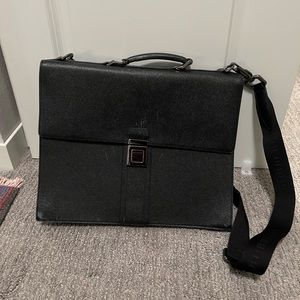 Black Burberry Briefcase